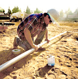 Photo of Clint Hunt, plumber apprentice