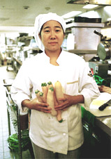 Photo of Sandy Lowe, culinary apprentice