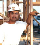 Photo of Vieng Sasone, carpenter apprentice