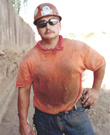 Photo of Sam Apodaca, ironworker apprentice