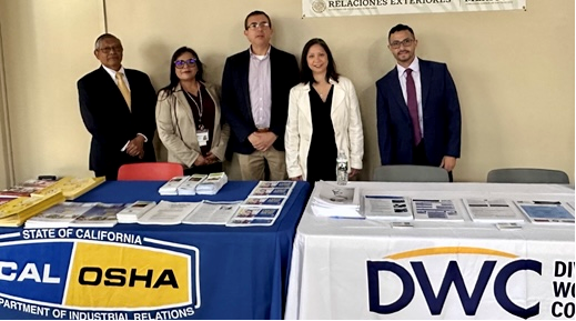 Cal/OSHA, LCO and DWC staff join the San Francisco Mexican Consulate for Labor Rights Week 2025.