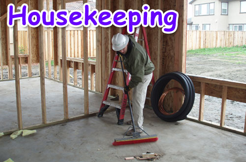Youth in Construction - Housekeeping
