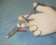A One-handed Safety Syringe
