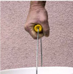 Grip on bucket handle