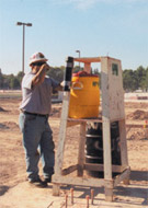 Man drinking water