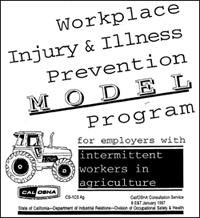 Injury and Illness Prevention Program for employers with intermittent workers in Agriculture