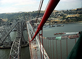 Golden Gate Bridge from up high.